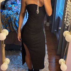 Target Black Strapless Dress